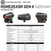 SIG SAUER Romeo 5 XDR Gen II 1x20mm 2 MOA Red Dot Sight (SOR5X201)