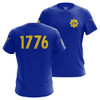WE THE PEOPLE HOLSTERS Vault 1776 Blue Short Sleeve Shirt (CREWX-B_0313-D-FL)