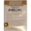 REDDING .311" Titanium Nitride Neck Sizing Bushing (76311)
