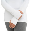 HOT CHILLYS Women's Micro-Elite Chamois White Crewneck (HC9630-823)