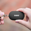 SABRE Black 2-in-1 Personal Alarm with LED Light (PA-LEDBK-02)