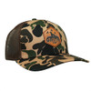 GRITR One Size Casual Trucker Hat w/ Curved Visor, Multicam-Brown