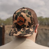 GRITR One Size Casual Trucker Hat w/ Curved Visor, Multicam-Brown