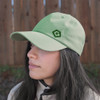 GRITR One Size Casual Trucker Hat w/ Curved Visor, Green Sage