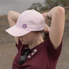 GRITR One Size Casual Trucker Hat w/ Curved Visor, Lilac
