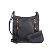 KINSEY RHEA Diana Black Concealed Carry Purse (KR-2405-BLK)