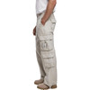 BRANDIT INDIVIDUAL WEAR Men's Authentic Old White Cargo Pants (1003-10012)