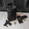 GRITR Tactical Molle Dump Pouch, Foldable Dump Bag for Belts, Black