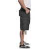 BRANDIT INDIVIDUAL WEAR Men's Relaxed Anthracite Cargo Shorts (2001-12005)