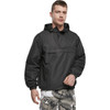 BRANDIT INDIVIDUAL WEAR Light Windbreaker Black Quarter Zip Pullover (3162-11002)