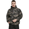 BRANDIT INDIVIDUAL WEAR Light Windbreaker Dark Camo Quarter Zip Pullover (3162-12004)