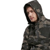 BRANDIT INDIVIDUAL WEAR Light Windbreaker Dark Camo Quarter Zip Pullover (3162-12004)