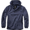 BRANDIT INDIVIDUAL WEAR Light Windbreaker Navy Quarter Zip Pullover (3162-14008)