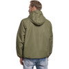 BRANDIT INDIVIDUAL WEAR Light Windbreaker Olive Quarter Zip Pullover (3162-15001)