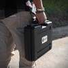 GRITR TSA Approved Hard Pistol Case w/ Foam Padding, Black