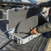 GRITR 39" Tactical TSA Approved Hard Rifle Case with Foam Padding, Gray