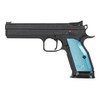 CZ TS2 9mm Luger 5.28in 10rd Black/Blue Pistol (01220)