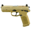 FN FNX-45 Tactical .45 ACP 5.3in 10rd Flat Dark Earth Semi-Automatic Pistol (66-100223)