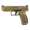 CANIK TP9 Mete SFT 9mm 4.46in With 3 Dot Sights Optics Ready 18rd And 20rd Burnt Bronze Pistol (HG5636BB-N)