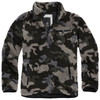 BRANDIT INDIVIDUAL WEAR Men's Fleece Quarter Zip Dark Camo Jacket (5022-12004)