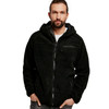 BRANDIT INDIVIDUAL WEAR Men's Hooded Fleece Full Zip Black Jacket (5024-11002)