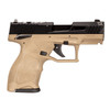TAURUS TX22 Compact .22LR 3.6in 10rd FDE/Black Semi-Auto Pistol (1-TX22131F-10)