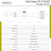 HAWKE Vantage IR 3-9x50 AO Illuminated Mil-Dot Reticle Riflescope (14232)
