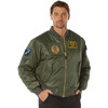 ROTHCO Men's MA-1 Flight Jacket w/ Patches