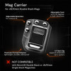 GRITR IWB/OWB Polymer Gun Mag Carrier for 10mm/.45 Double Stack Magazines