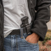 GRITR IWB/OWB Polymer Gun Mag Carrier for 10mm/.45 Double Stack Magazines