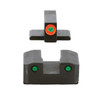 AMERIGLO Trooper Series Green Tritium Orange/Green Tritium Black Night Sight Set For Springfield Hellcat OSP/Pro/XD OSP (SA-816)