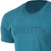 BERETTA Men's Hardline Teal Blue SS T-Shirt (TS219T18900059)