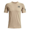 UNDER ARMOUR Men's Freedom Flag Desert Sand/Black T-Shirt (1370810-290)