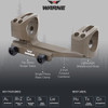 WARNE Gen 2 34mm Dark Earth Extended Skeletonized MSR Mount (XSKEL34DE)