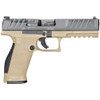 WALTHER PDP Full Size 9mm 5in 18rd Two-Tone Tan Optic Ready Pistol (2858410)