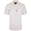 DRAKE Men's 8-Shot Flyweight Bright White Short Sleeve Shirt (AD9500-BRW)