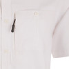 DRAKE Men's 8-Shot Flyweight Bright White Short Sleeve Shirt (AD9500-BRW)