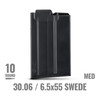 MDT .30-06/6.5x55 Swede/6.5-284 10rd Black Medium Metal Magazine (104733-BLK)