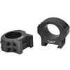 WARNE HyperLite 1in Black Low Matte Scope Rings (8500M)