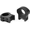 WARNE HyperLite 1in Black High Matte Scope Rings (8502M)