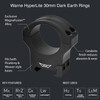 WARNE HyperLite 30mm Black High Matte Scope Rings (8515M)