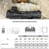 NIGHT FISION Optics Ready Stealth Night Sight Set for Walther PDP/PPQ w/ RMR/507c/508t (WAL-277-290-313-YGZX)