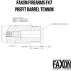 FAXON FX7 Prefit Bolt Action 6GT 26in M24 Profile Barrel (7F1BGT75N26N24Q)