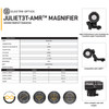 SIG SAUER Juliet3T-Micro 3x22mm Powercam MSAR Black Magnifier (SOJ3MT01)