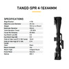 SIG SAUER Tango-SPR 4-16x44mm 30mm SFP Moa Reticle Black Riflescope w/ 1.535 Mount (SOTS44000)