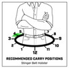 GALCO Stinger for Glock 42 Right Hand Leather Belt Holster (SG600B)