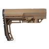 MFT Battlelink Minimalist Commercial-Spec Scorched Dark Earth Fixed Buttstock (BMSSDE)