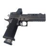 ICARUS PRECISION Double Stack 1911 Grip Module w/ Matte Black Ano Main String Housing (DS_1911_FS_BLK)