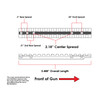 EVOLUTION GUN WORKS For Knight Bolt Action Muzzleloader 0 MOA Picatinny Scope Mount (46400)