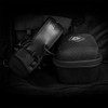GRITR Electronic Hearing Protection, Earmuffs for Noise Reduction, Black
